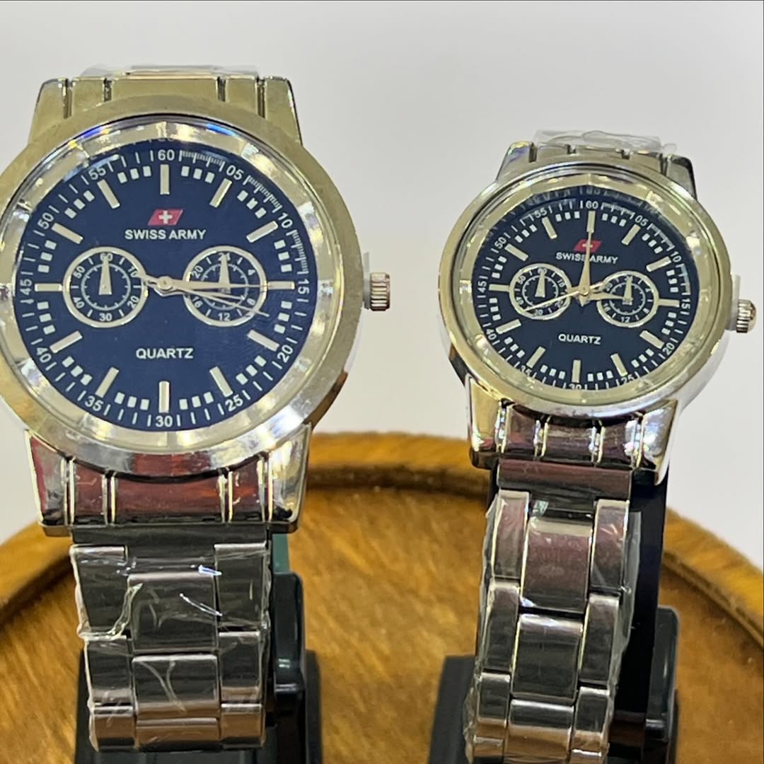 ست ساعت زنانه مردانه swiss army